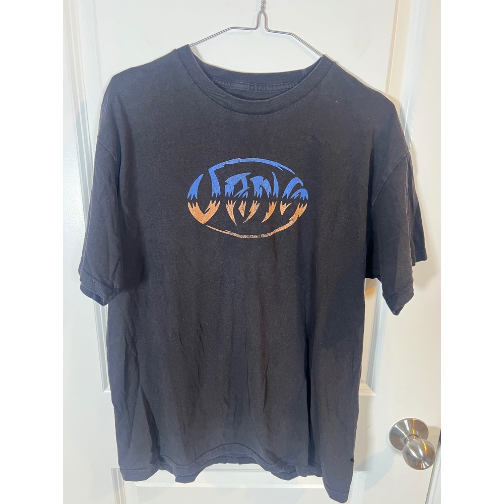 Vans Mens T-Shirt Graphic Chest Logo Black Size‎ L
